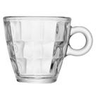 Conjunto de 6 Xícaras de Café 90ml Sortida Cristal QUADRATTO Lyor
