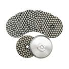 Conjunto de 7 almofadas de polimento de diamante SHDIATOOL 100mm com suporte Conjunto de 7 almofadas de polimento de diamante SHDIATOOL 100mm com suporte