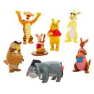 Conjunto de 7 Bonecos Disney Winnie the Pooh