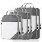 Conjunto de 7 Cubos de Compressão para Viagem NICOSHOW - Cinza Conjunto de 7 Cubos de Compressão para Viagem NICOSHOW - Cinza