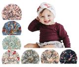 Conjunto de 7 peças de lenços para recém-nascidos Baby Turbans AKAISIHN para meninas recém-nascidas