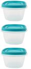 Conjunto de 7 peças para recipientes de armazenamento de alimentos Utensiliux Rubber Maid