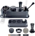Conjunto de 7 unidades Espresso Tamper Station e Distribuidor de Café de 54 mm