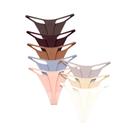 Conjunto De 8 Calcinhas Finas De Seda Gelada Sem Costura Para Mulheres, Respiráveis, G-String,