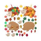 Conjunto De 8 Enfeites De Animais De Feltro Fofos: Kit De Artesanato DIY Ouriço E Folhas De Outono