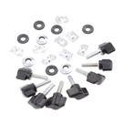 Conjunto De 8 Fixadores Para Teto Duro Jeep Wrangler YJ TJ JK 1987-2017, Fácil De Montar E Conjunto De 8 Fixadores Para Teto Duro Jeep Wrangler YJ TJ JK 1987-2017, Fácil De Montar E