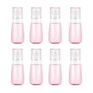 Conjunto de 8 Frascos Spray Recarregáveis Doromy 60ml Rosa