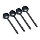 Conjunto de 8 mini colheres de café expresso LINWIN em aço inoxidável preto fosco Conjunto de 8 mini colheres de café expresso LINWIN em aço inoxidável preto fosco