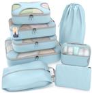 Conjunto de 8 Packing Cubes Shacke para Organização Leve de Viagens