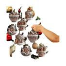 Conjunto De 8 Pingentes Para Árvore De Natal, Decorações Festivas 2D Para Natal E Ornamentações De