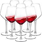 Conjunto de 8 taças de vinho de plástico Crayline de 8 444 ml Tritan sem BPA