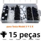 Conjunto De 85 Peças De Clipes, Retentores E Fixadores Para Carros Tesla Model 3 Y S X Com