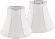Conjunto de abajures JERHOUS Creme White Bell 17x33x25cm (pacote com 2)