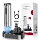 Conjunto de Abridor de Vinho Elétrico Tomentific Recarregável com Suporte Conjunto de Abridor de Vinho Elétrico Tomentific Recarregável com Suporte