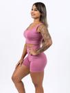 Conjunto De Academia Básico Top E Shorts Em Suplex