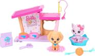 Conjunto de acessórios Barbie My First com Dog House, Puppy & Cat