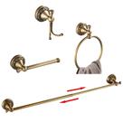 Conjunto de acessórios de banheiro BATHSIR Antique Brass 4 peças