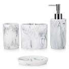 Conjunto de acessórios de banheiro L'ARL GMVOI Marble 4 peças Conjunto de acessórios de banheiro L'ARL GMVOI Marble 4 peças