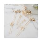 Conjunto de acessórios de cabelo SWEETV Bridal Wedding 7 unidades para mulheres