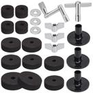 Conjunto de acessórios de substituição de pratos Facmogu 23PCS Black
