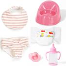 Conjunto de Acessórios para Boneca Bebê eDollable para Bonecas de 12" 6 peças