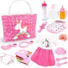 Conjunto de acessórios para bonecas BNUZEIYI Feeding Caring 14-16 e 18 polegadas