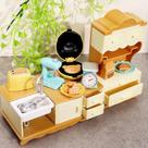 Conjunto De Acessórios Para Casa De Bonecas Em Miniatura, Cozinha, Banheiro, Quarto E Utensílios De