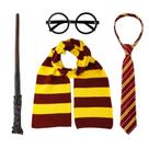 Conjunto de acessórios para fantasias de feiticeiro JENFALL Halloween Cosplay Conjunto de acessórios para fantasias de feiticeiro JENFALL Halloween Cosplay