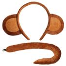 Conjunto de acessórios para fantasias Tequise Monkey Ears, faixa de cabeça e cauda