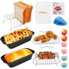 Conjunto de acessórios para fritadeira de ar comprimido, 15 unidades para Ninja DZ401 DZ201 Foodi