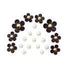 Conjunto De Acessórios Para Sapatos Com Laço De Flor De Pérola E Estrela, Decorações Destacáveis Conjunto De Acessórios Para Sapatos Com Laço De Flor De Pérola E Estrela, Decorações Destacáveis