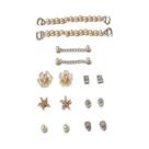 Conjunto De Acessórios Para Sapatos Femininos Com 14 Peças: Flor De Cinco Pétalas, Estrela-do-mar,