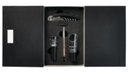 Conjunto de Acessórios Para Vinho Welf 05 Peças Com Estojo