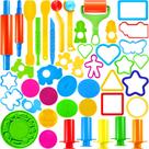 Conjunto de acessórios Play Dough JOYIN 44 peças para crianças
