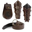 Conjunto de acessórios Renaissance WooHand Belt Pouch Bracers 3 unidades