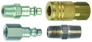Conjunto de acopladores de plugue NPT Tru-Flate 13-203 1/4" I/M x 1/4"