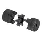 Conjunto de acoplamento uxcell L075 Flexível L-Jaw de 3 peças com borracha