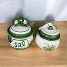 Conjunto de Açucareiro Com Saleiro Para Cozinha Culinária Conjunto de Açucareiro Com Saleiro Para Cozinha Culinária