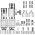 Conjunto de adaptadores de aerógrafo Hotop 14 peças para compressor de ar