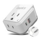 Conjunto de adaptadores de viagem Ceptics PAK KIT 20W PD e QC tipo O