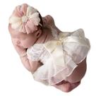 Conjunto de adereços fotográficos Zeroest Baby Newborn Girl (Snow)