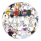Conjunto de adesivos Anime Baymaxs Vinyl Cartoon Anime para Water Bo