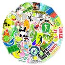 Conjunto de adesivos Anime Sports Vinyl Cartoon para garrafa de água (50 unidades)