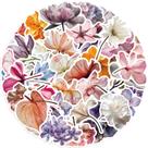 Conjunto de adesivos Blooming Flower, 50 unidades para adultos e adolescentes Conjunto de adesivos Blooming Flower, 50 unidades para adultos e adolescentes