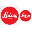 Conjunto de adesivos com o logotipo Leica Conjunto de adesivos com o logotipo Leica