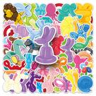 Conjunto de adesivos Creative Balloon, 50 unidades para decoração Conjunto de adesivos Creative Balloon, 50 unidades para decoração