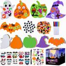 Conjunto de adesivos de espuma Garma Halloween, 330 unidades, artesanato infantil