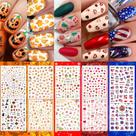 Conjunto de adesivos de unhas de Natal winthrop de 30 folhas para todas as estações