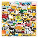 Conjunto de adesivos de vinil impermeável para veículos de desenho animado para crianças, 150 unidades