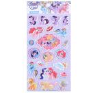 Conjunto de adesivos Horse Puffy Waterproof Nail para crianças (12 folhas)